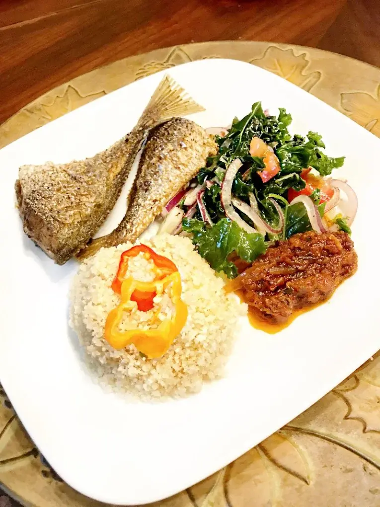 Authentic West African restaurant food at Liberian Cuisine Bar and Grill in Edmonton, AB