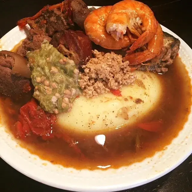 Traditional Nigerian and Liberian food at Liberian Cuisine Bar and Grill in Edmonton, AB